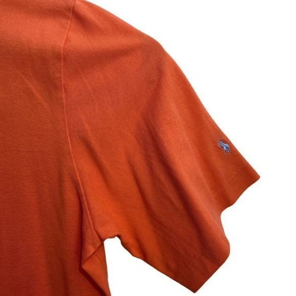 Polo Ralph Lauren Golf Shirt Men's Size L‎ Coral Embroidered Sea Island